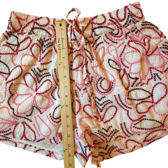 Eze Sur Mer | High Rise Pull On Elastic Waist Drawstring Pockets Cotton Medium - Picture 7 of 8